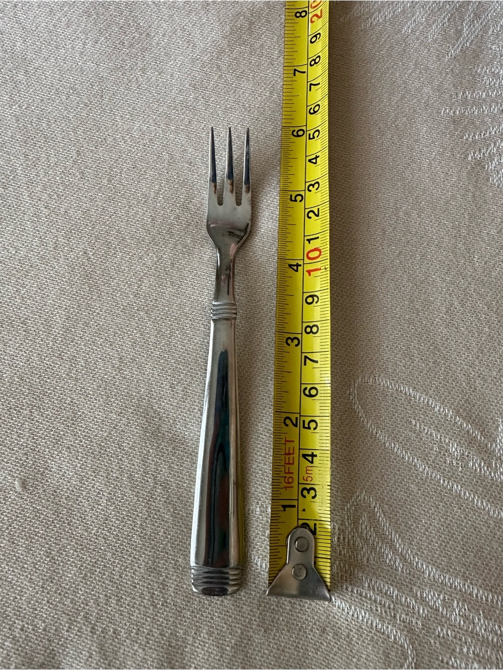 Cambridge Stainless Steel Cocktail Seafood Forks Set of 10 Three Tine - Picture 5 of 5